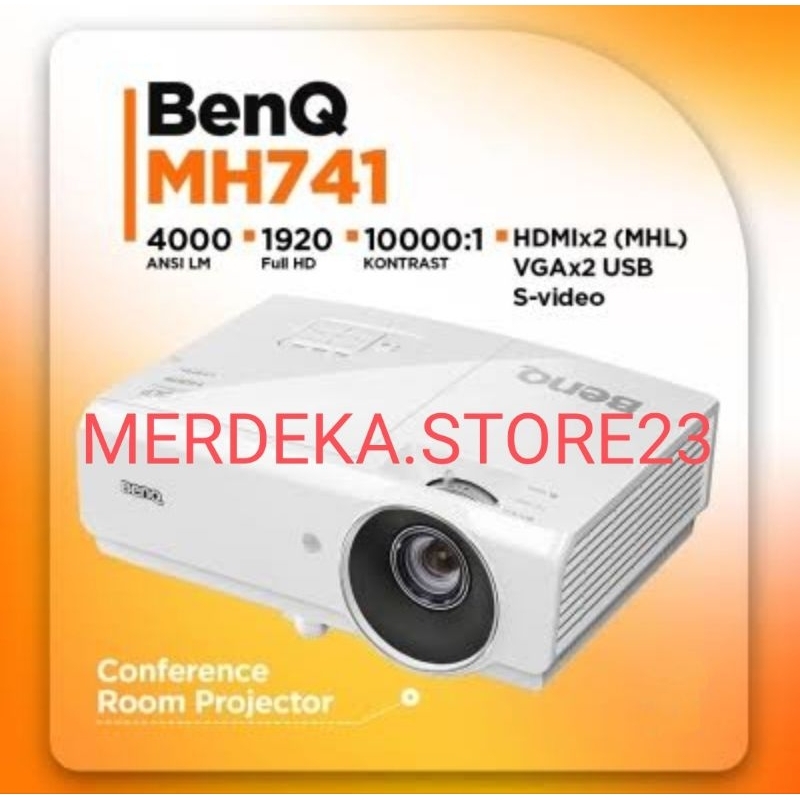 LCD Projector BENQ MH741 FULLHD 4000ANSILUMENS DLP Proyektor 2HDMI Brightness - Ready