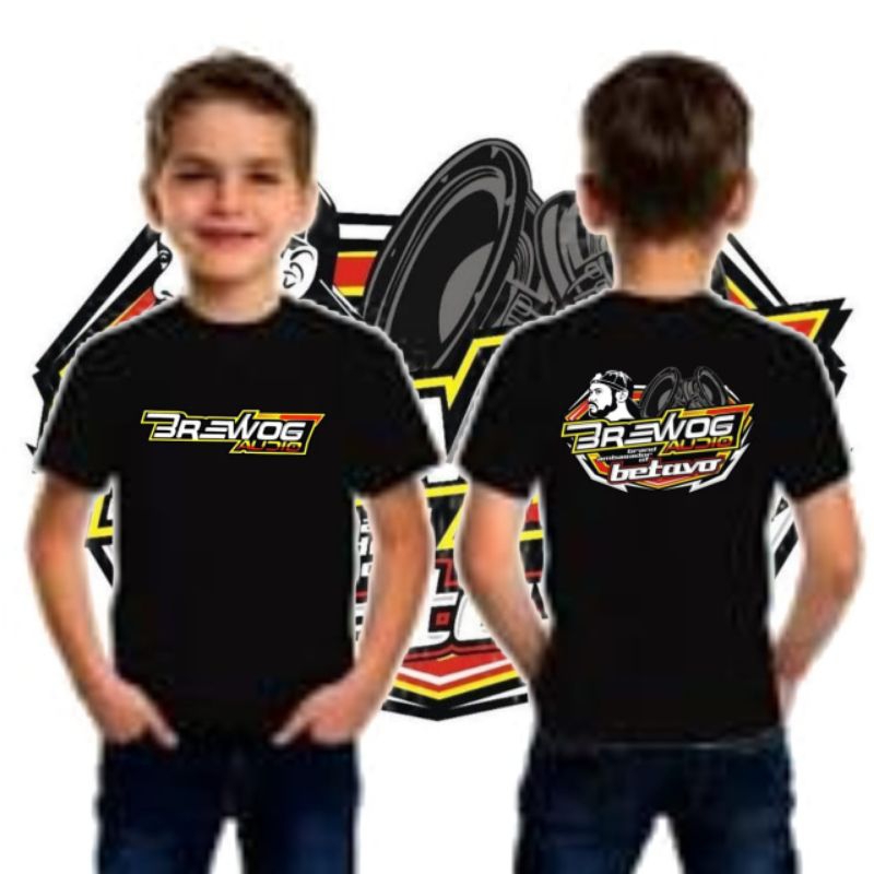 KAOS BREWOK AUDIO ANAK PREMIUM