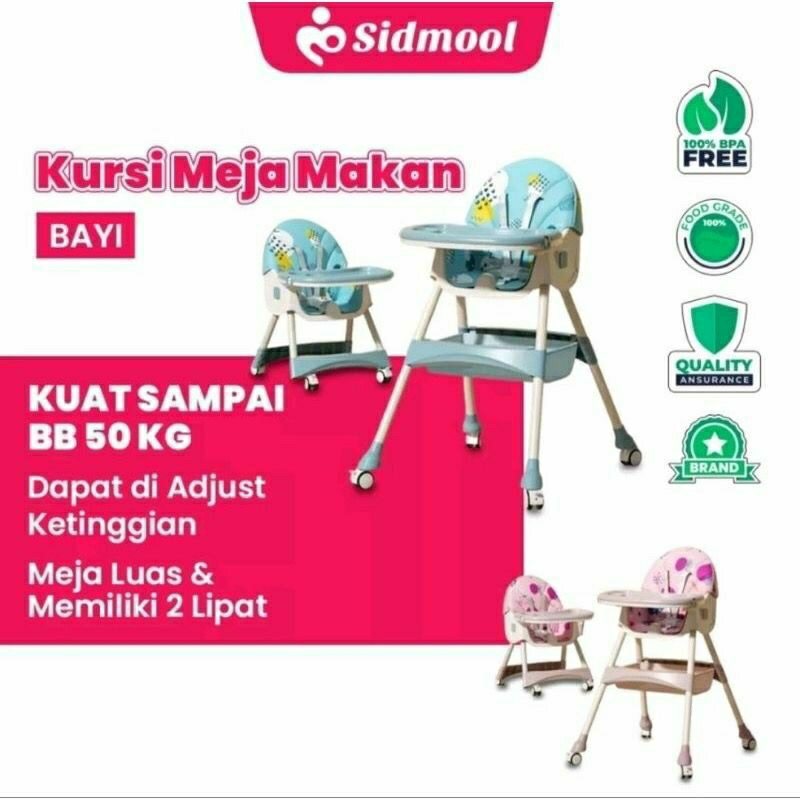 SIDMOOL 6IN1 High Chair Growing Stage