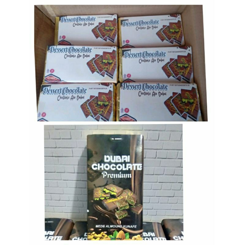 

Cokelat dubay premium greantea almond kunafe 280gr