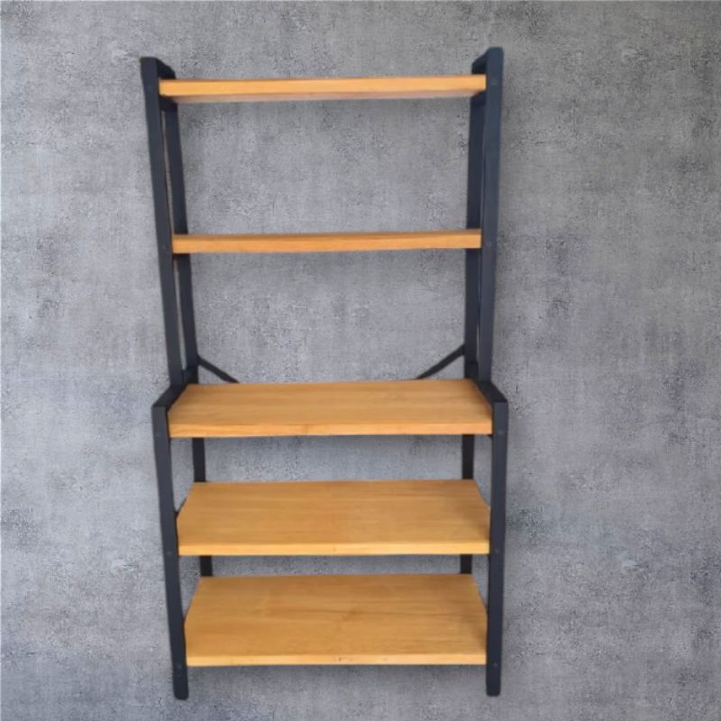 rak dapur 5 susun/ rak magicom/ rak meja kompor/ Rak kayu/ Rak barang