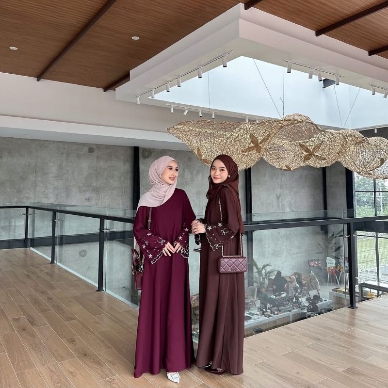 AZNA ABAYA FLOWER LOCANA LABEL