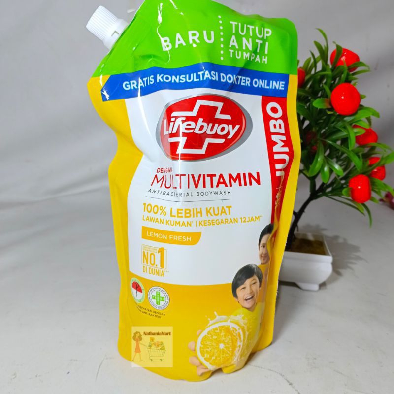 LIFEBUOY sabun cair 800ml jumbo murah
