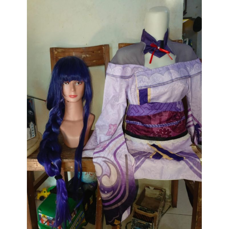 Raiden shogun yywc size L wig manmei