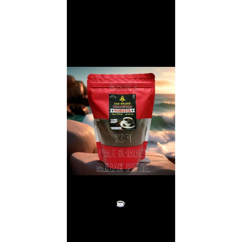 

Kopi Robusta Lampung "Pak Bhabin" Grade A 200Gr