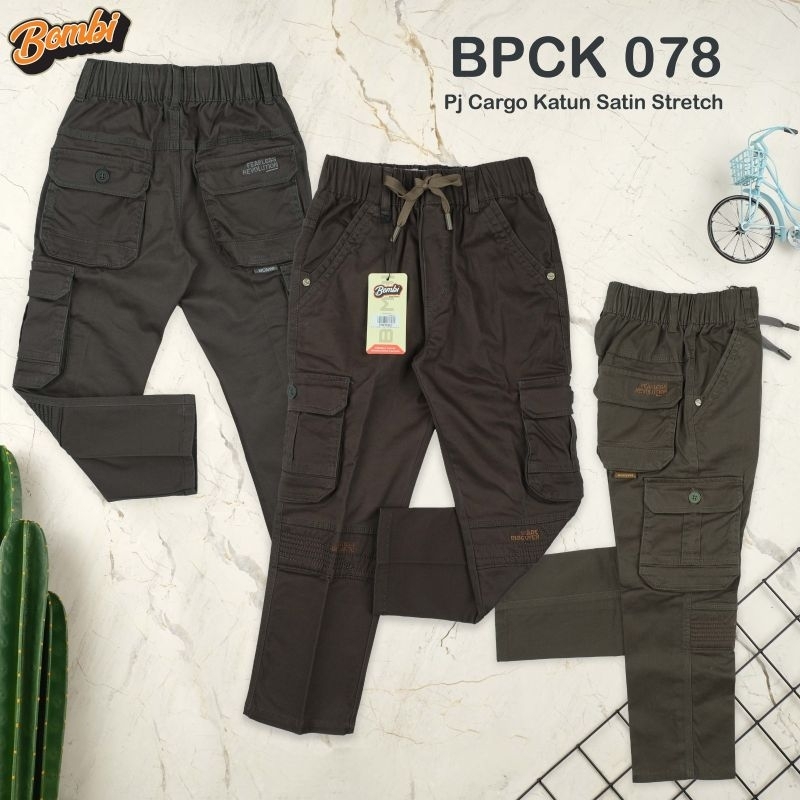 Celana Panjang Cargo Bombi ,  Celana Bombi Cargo Anak Premium