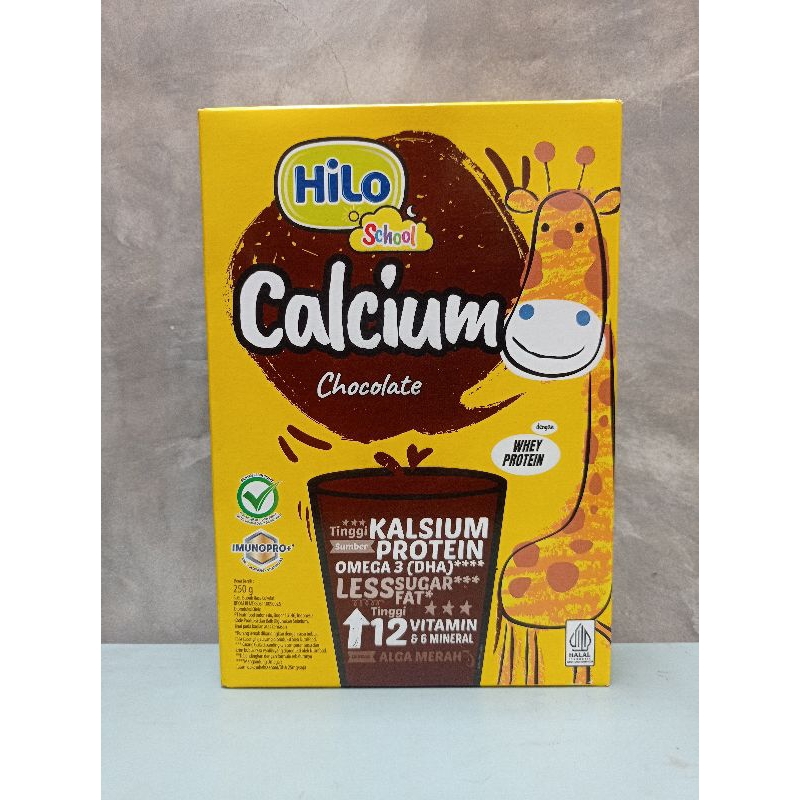 

Hilo School Susu Bubuk Hi-Calcium Chocolate 2x 250G