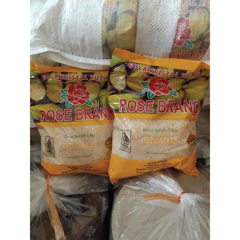 

Gula pasir rose brand isi 1 pcs = 1 kg Gula Pasir / Gula Rosebrand / 1 Karton Gula Murah / Gula pasir murah