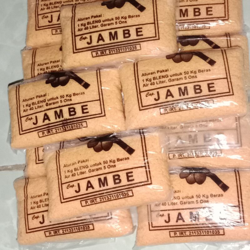 

1 Pack isi 12 pcs Termurah Pengembang Krupuk merk JAMBE / Bleng krupuk / Jambe / krupuk puli / pengenyal krupuk jambe