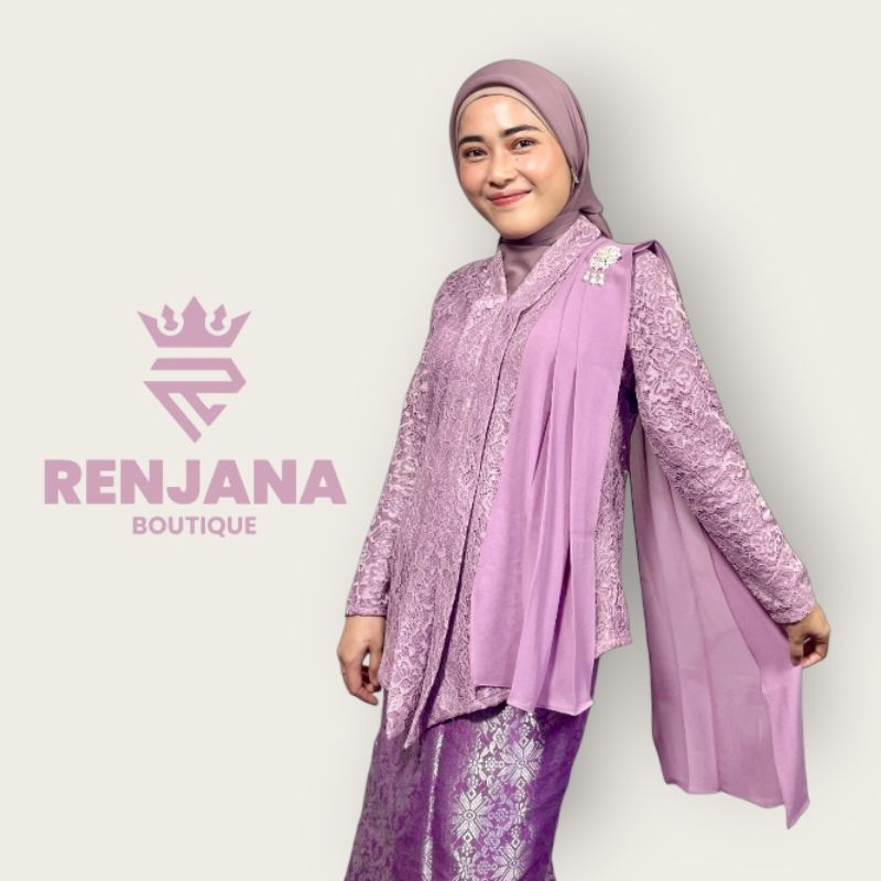 Kebaya kartini selendang (atasan)