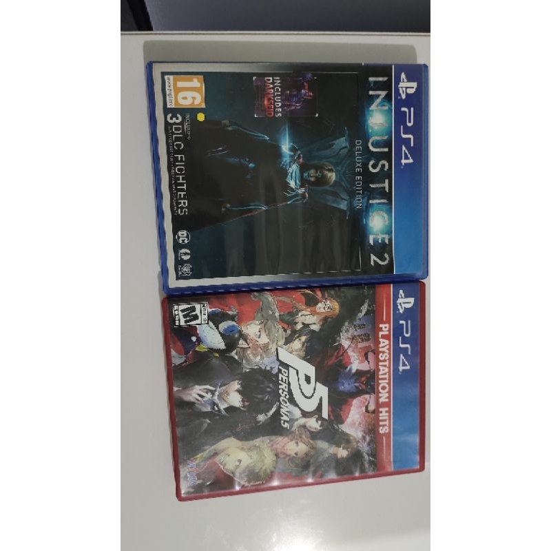 paketan BD PS 4 Persona 5 & Injustice 2