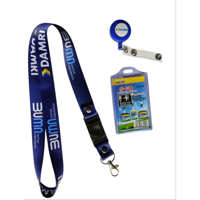 

lanyard/tali id card DAMRI bumn (READY STOK)