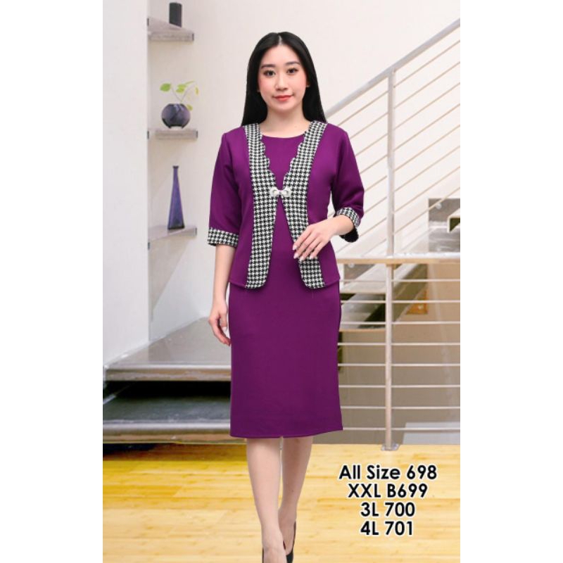 DRESS SCUBA BLAZER+ROMPI LEPAS