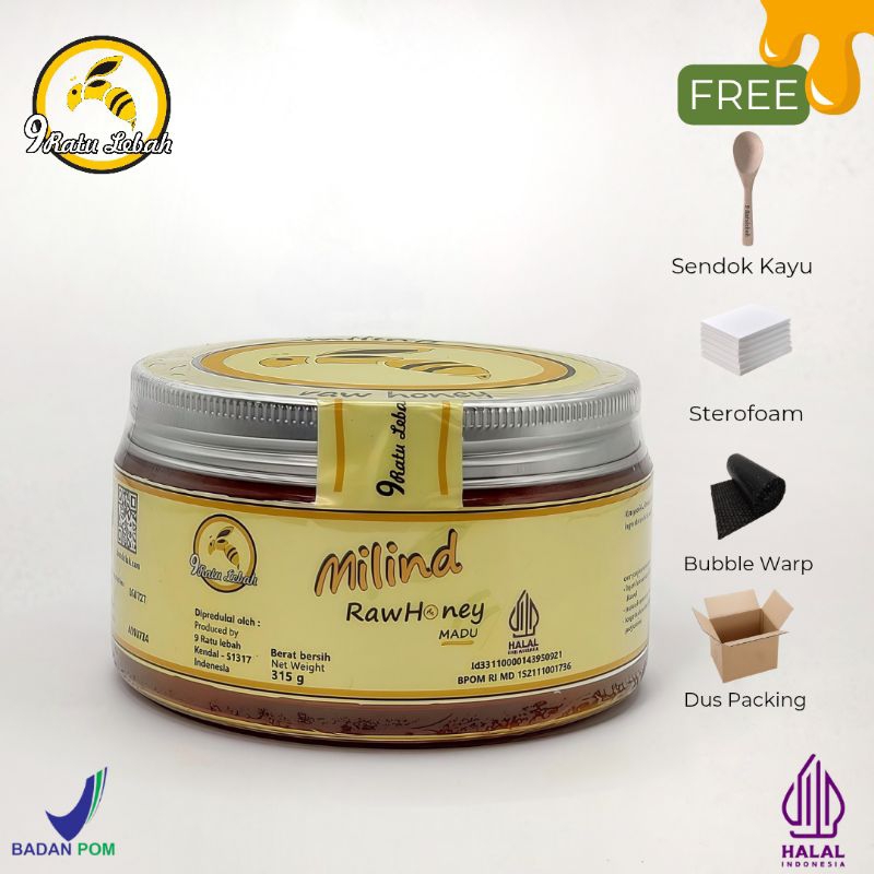 

Raw Honey Premium|Madu Kualitas Terbaik|jar kaca 315gr