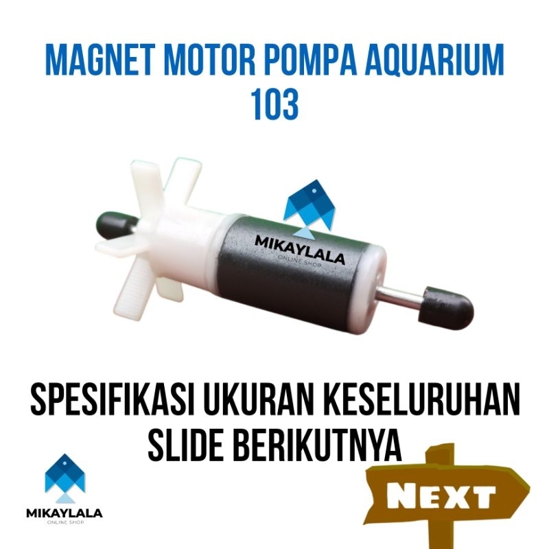Magnet Rotor 103 Pompa Celup Mesin Aquarium Sparepart