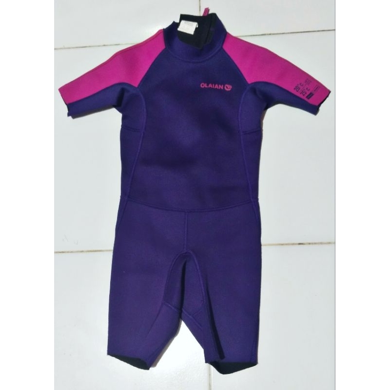 Preloved Baju Renang Thermal Neoprene Decathlon