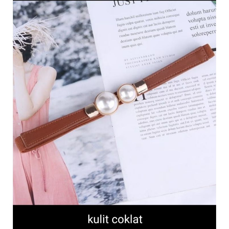 IKAT PINGGANG MUTIARA/AKSESORIS FASHION.