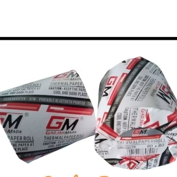 

KERTAS THERMAL PAPER ROLL 80x80 | KERTAS KASIR MERK GM THERMAL PAPER ROLL