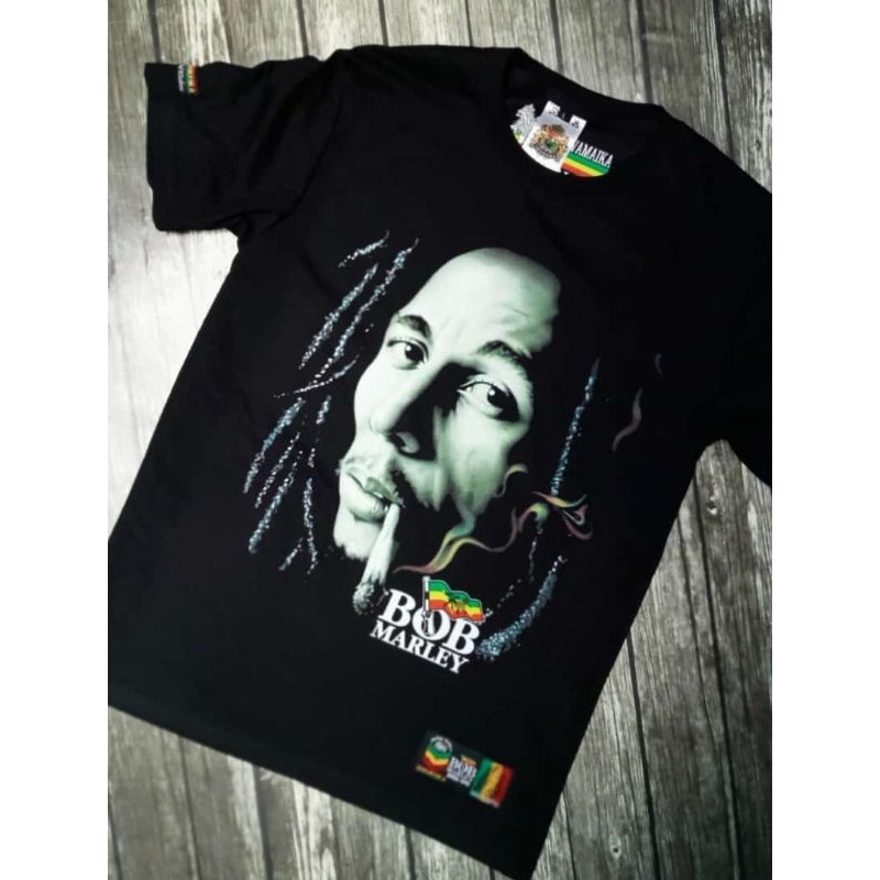 Kaos Bob Marley smoke Rasta