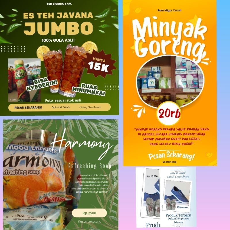 Market Sembako,Pakaian dan hasil Bumi