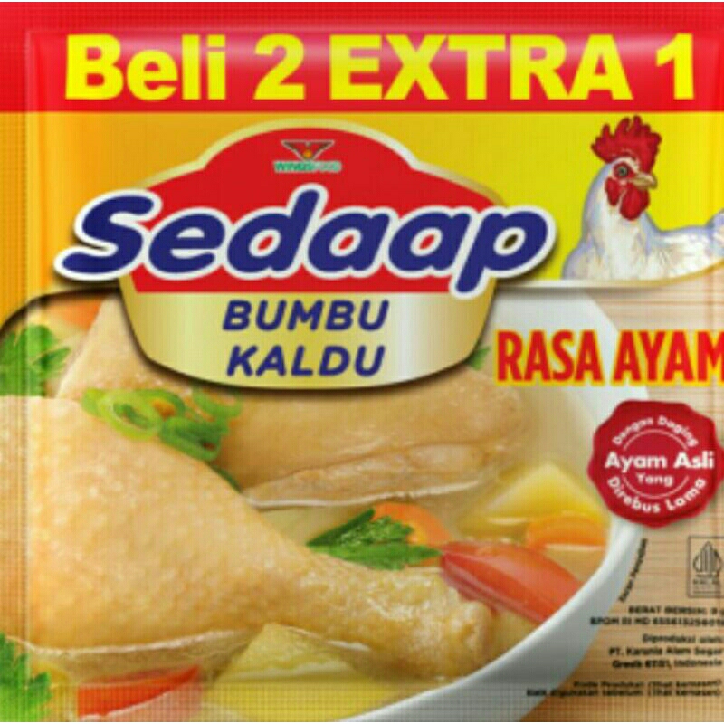 

SEDAAP bumbu kaldu AYAM (seperti royco)