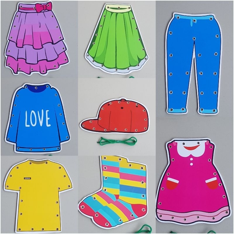 Mainan Edukasi Menjahit,Mainan Menjahit,Mainan Menjahit Baju,Mainan Menjahit Murah,Papan Menjahit,Ma