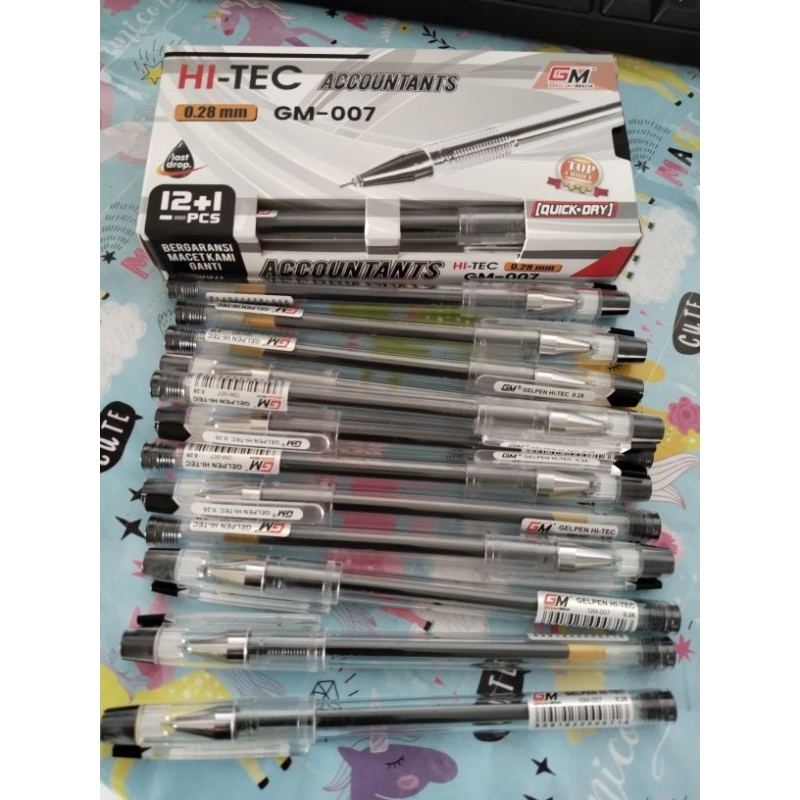 PULPEN HI-TEC ACCOUNTANTS GM-007 ISI 12+1pcs | PULPEN HI-TEC MAKNA KITAB