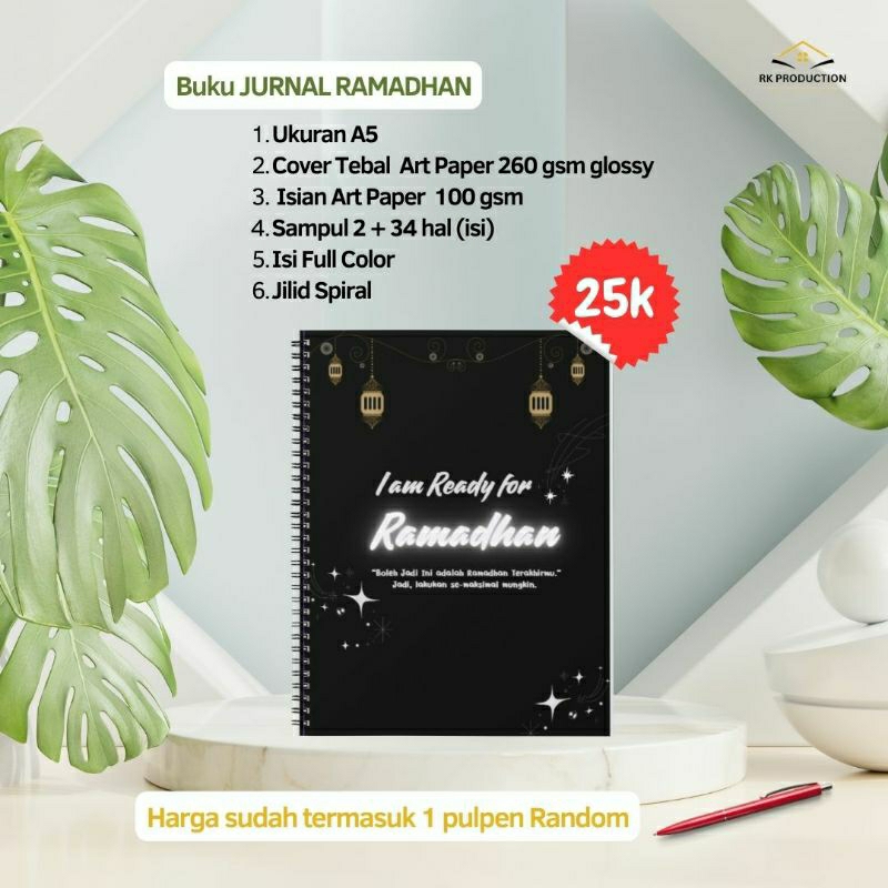 

Journal Ramadan Aesthetic Terbaru|Ukuran A5|Full color