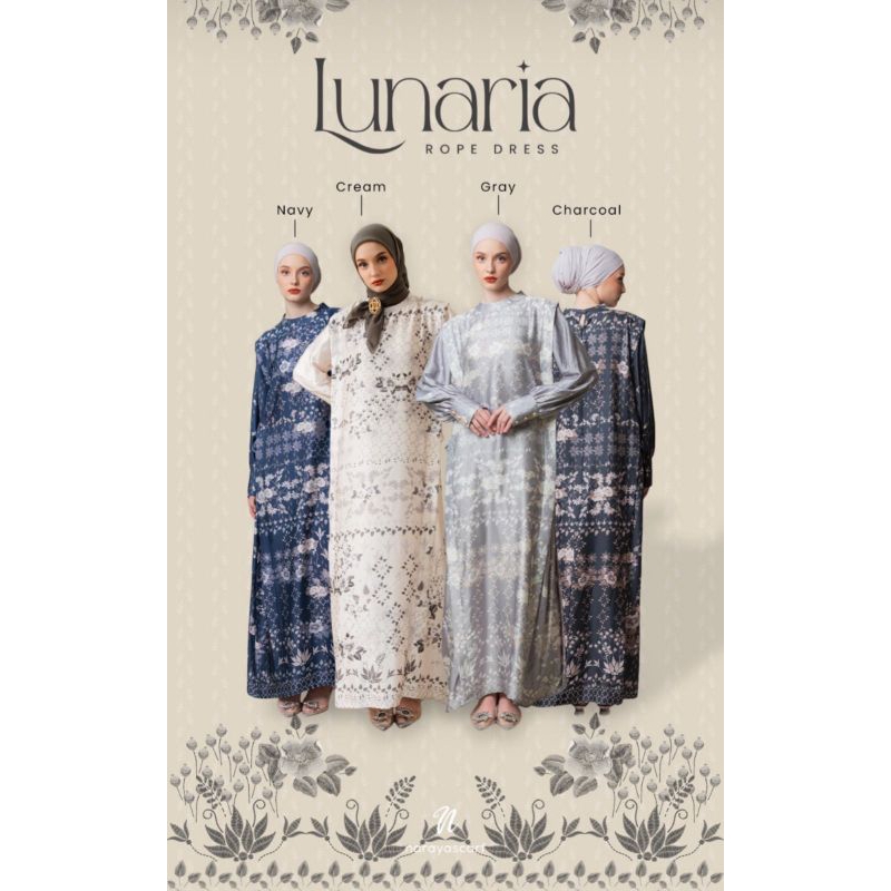 Naraya Scarf Lunaria Rope Dress