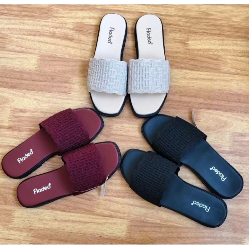 Promo  Sandal Slop Wanita Rajut / Sandal Rajut Wanita