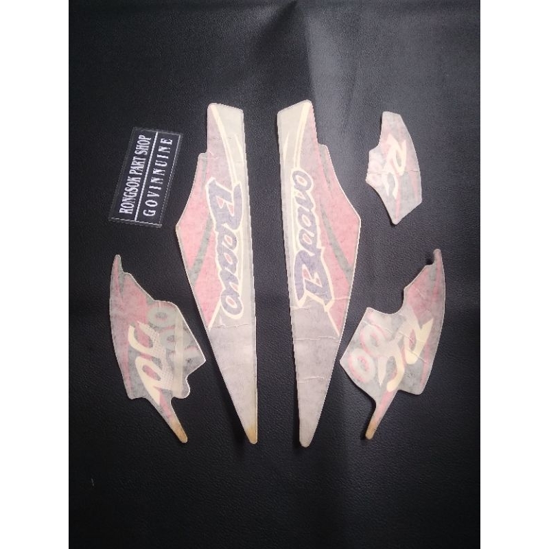 striping stiker sticker lis suzuki rc100 rc 100 bravo 97 98 ping ori nos