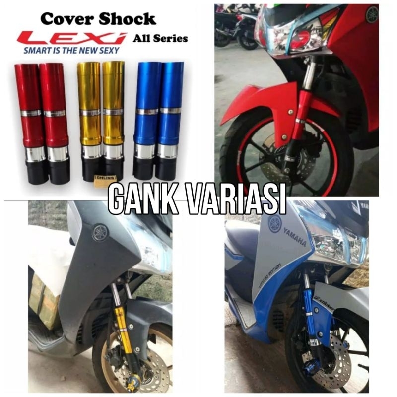 Cover Shock Depan Yamaha Lexi / Kanan Kiri