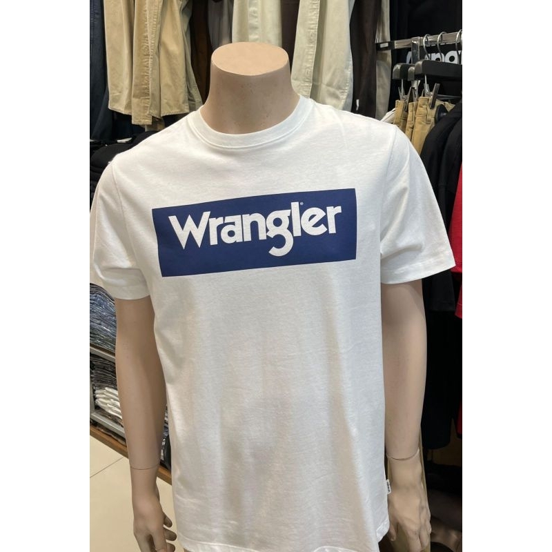 WRANGLER Kaos Oblong Tshirt Lengan Pendek Pria Dewasa Original