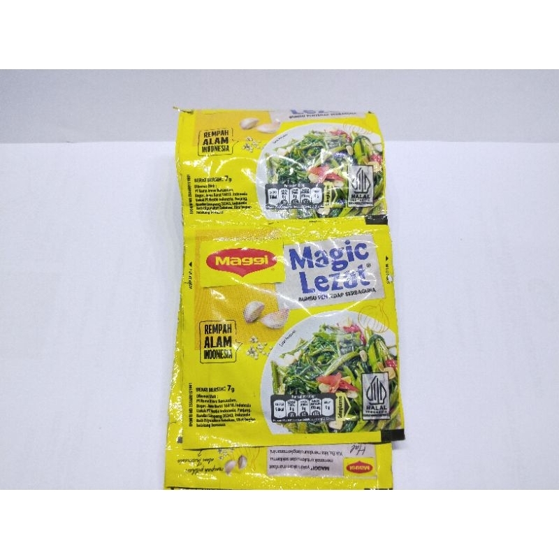 

Maggi Magic Lezat Renceng isi 12 Bumbu penyedap Magic Bumbu penyedap serbaguna