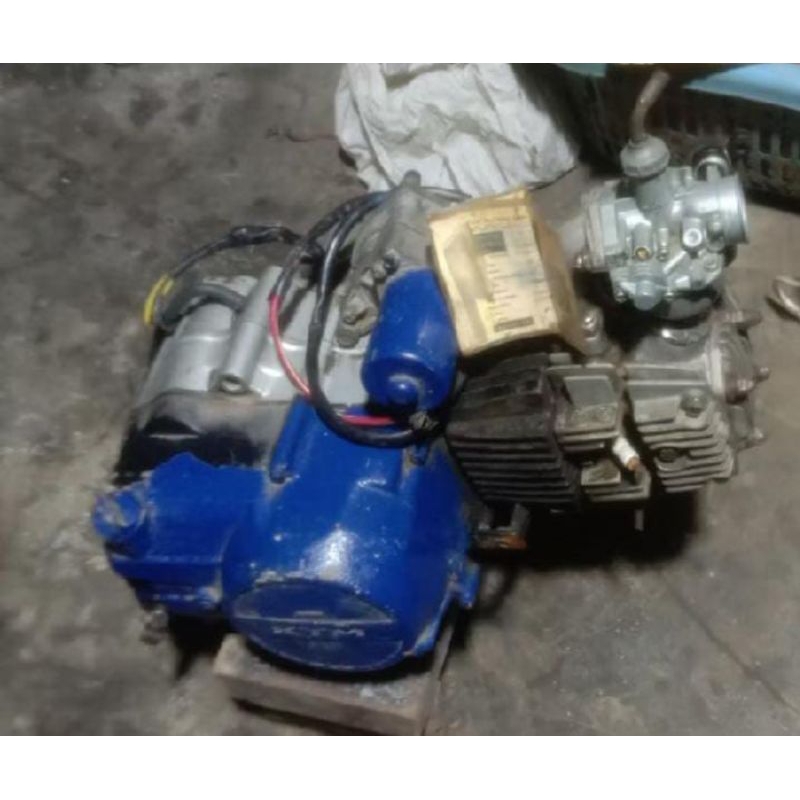 mesin sebendel supra KTM/100cc/plus karburator set seken original copotan