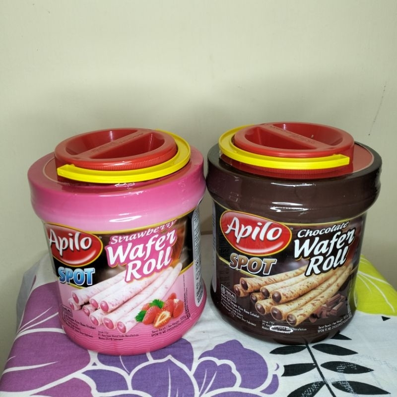 

ASW Apilo Spot wafer roll kemasan 500gr