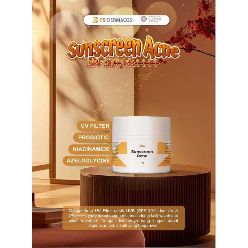 PBU SUNSCREEN ACNE