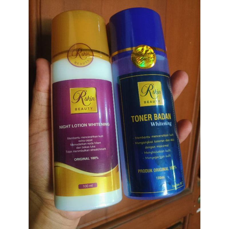 BODY LOTION R SKIN BEAUTY+TONER BADAN
