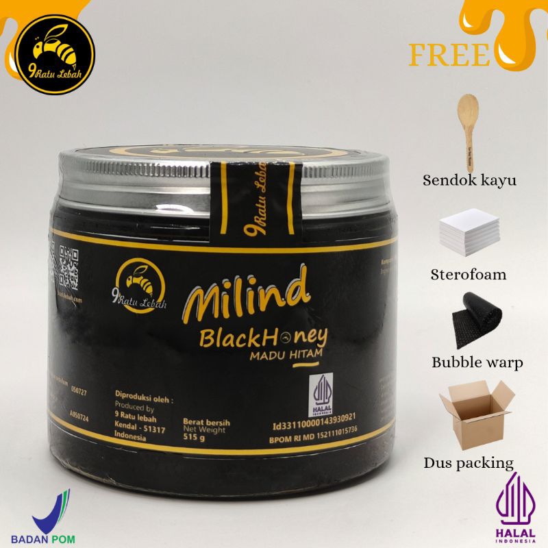 

Black Honey Premium | Madu hitam | jar kaca 515gr