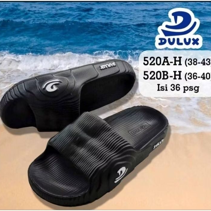 Sandal Selop Pria Dewasa DULUX/Sandal Selop Pria/Sandal Selop Pria/Sandal Dulux Warna Hitam
