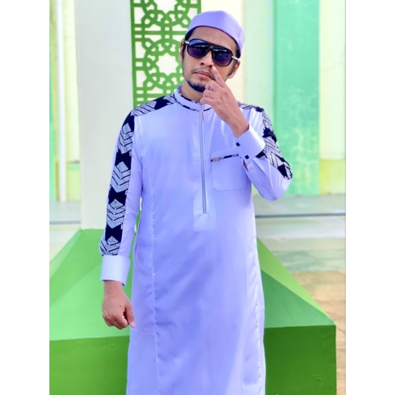 Hot Product [Cod] Elghazi Jubah Thobe 18 Hamaz Mewah Jubah Terbaru Jubah Elghazi Jubah Hitam Gamis