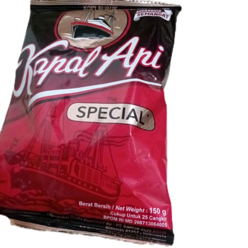 

Kapal API Special Berat Bersih / Net Weight: 150g