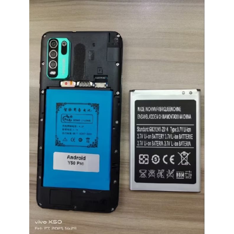 BATRE BATREI BATERAI BATTERAI BATTERAY MCOM M-COM M COM ANDROID CHINA CINA Y50 Y 50 PRO DOUBLE POWER