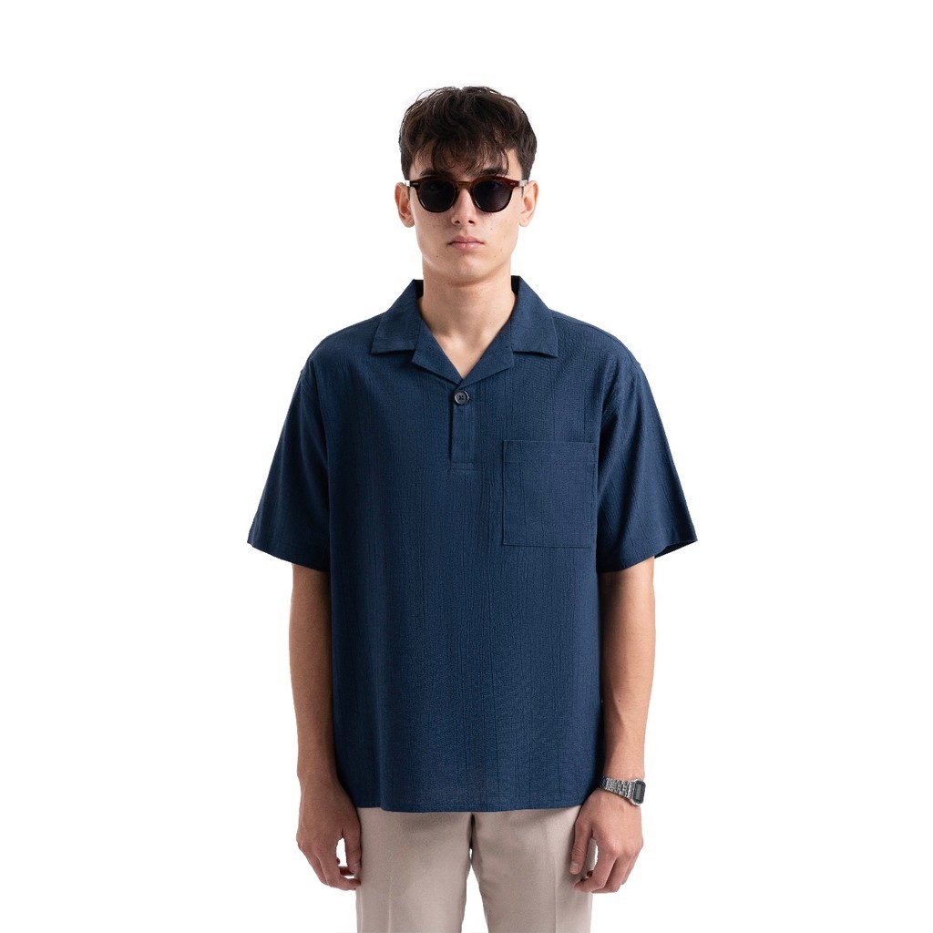 CELANASTUDIO Kaos Polo Linen Pria | Linen Polo Shirt