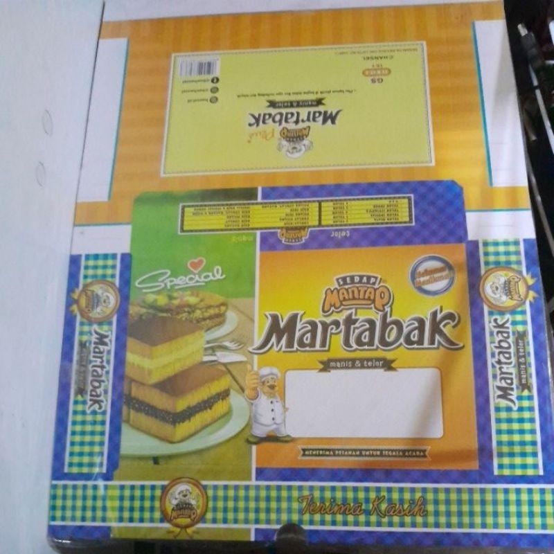 

Dus martabak laminasi