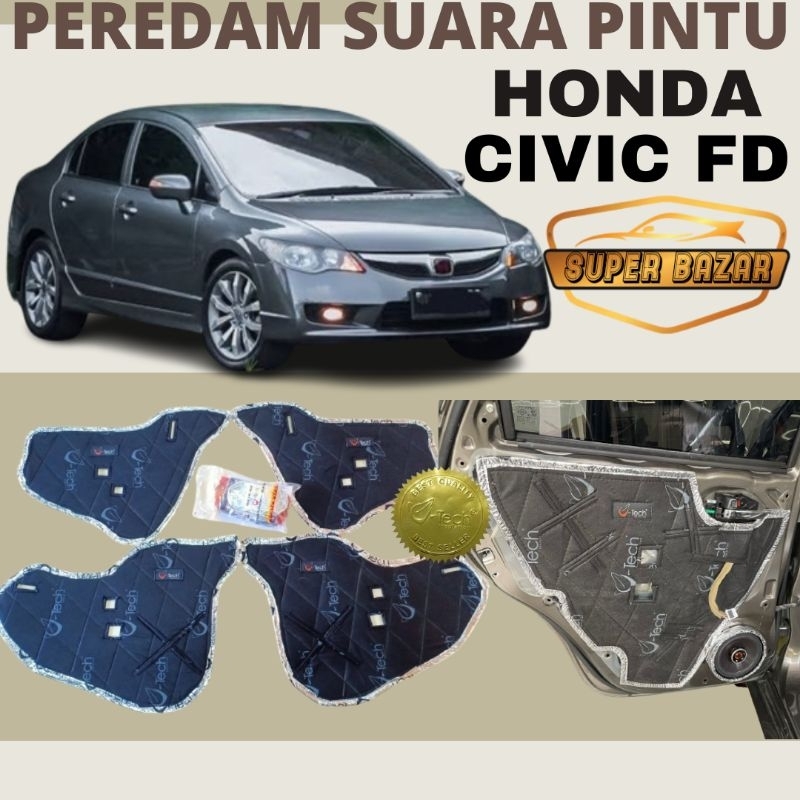 HONDA CIVIC FD peredam suara pintu aksesoris mobil
