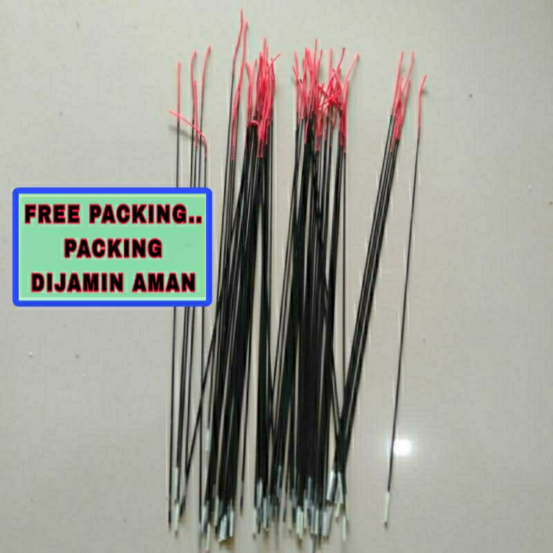 Ujung joran tegek pancing fiber lentur dan kuat 40cm