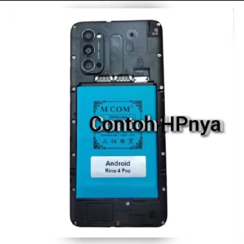 BATRE BATREI BATERAI BATTERAI BATTERAY MCOM M-COM M COM ANDROID CHINA CINA RENO RINO 4 PRO DOUBLE PO