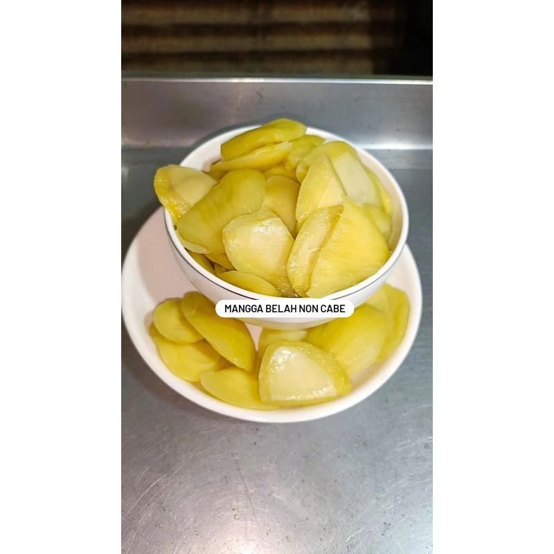 

Manisan Mangga Belah Non Cabe 500 gram