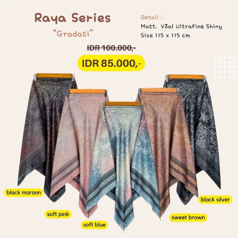 journey scarves original / segiempat journey / jp journey premium